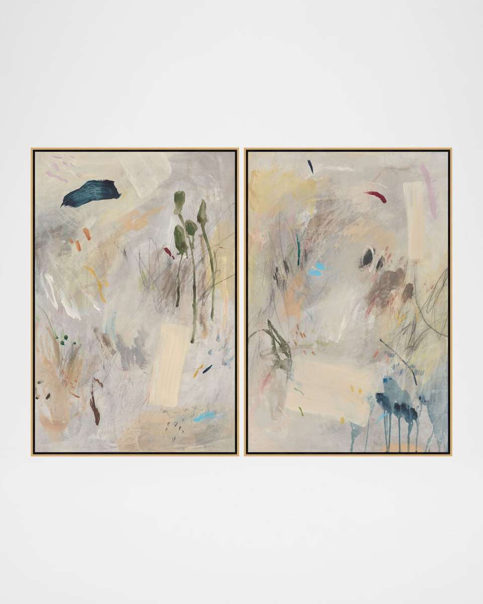 "Long Truth" Set of 2 Framed Giclees by Jean Kenna, 41.25" x 61.25"